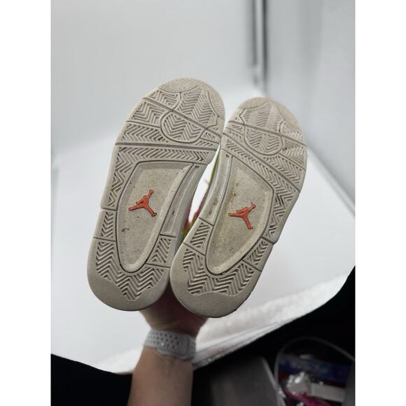 Size 6 (GS) - Jordan 4 Retro Mid Lemon Venom - Picture 5 of 6